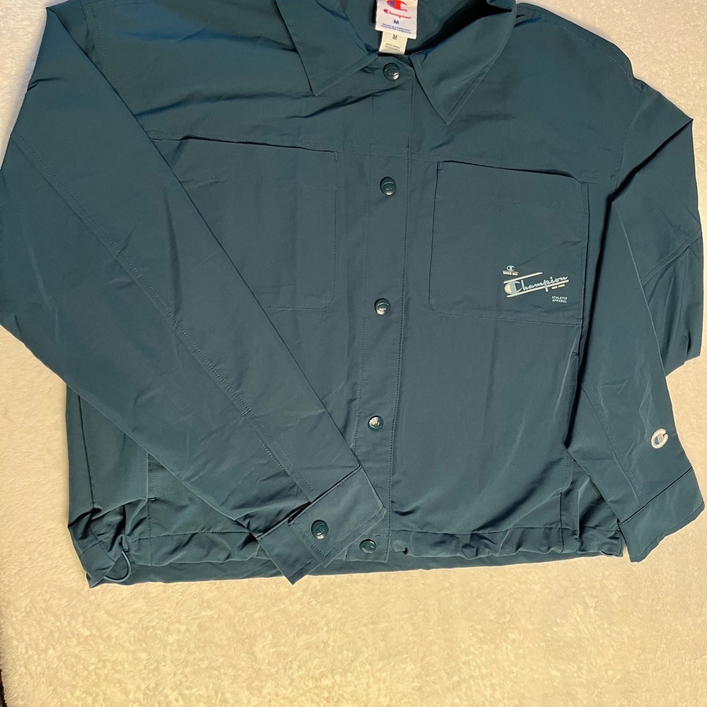 Vintage Champion Products Athletic Apparel Jacket Teal Women’s M